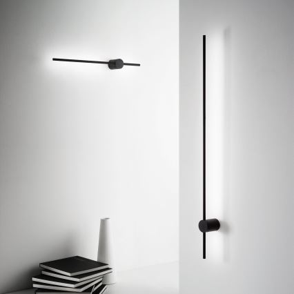 Ideal Lux - LED Seinavalgusti ESSENCE LED/19W/230V 4000K 124 cm CRI 90 must