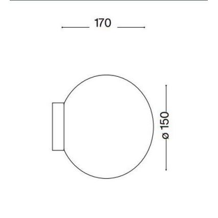 Ideal Lux - LED Seinavalgusti MAPA 1xG9/15W/230V