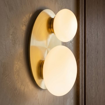 Ideal Lux - LED-seinavalgusti NINFEA 2xG9/3W/230V kuldne