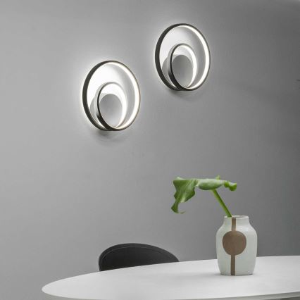 Ideal Lux - LED Seinavalgusti OZ LED/26W/230V CRI 90 must