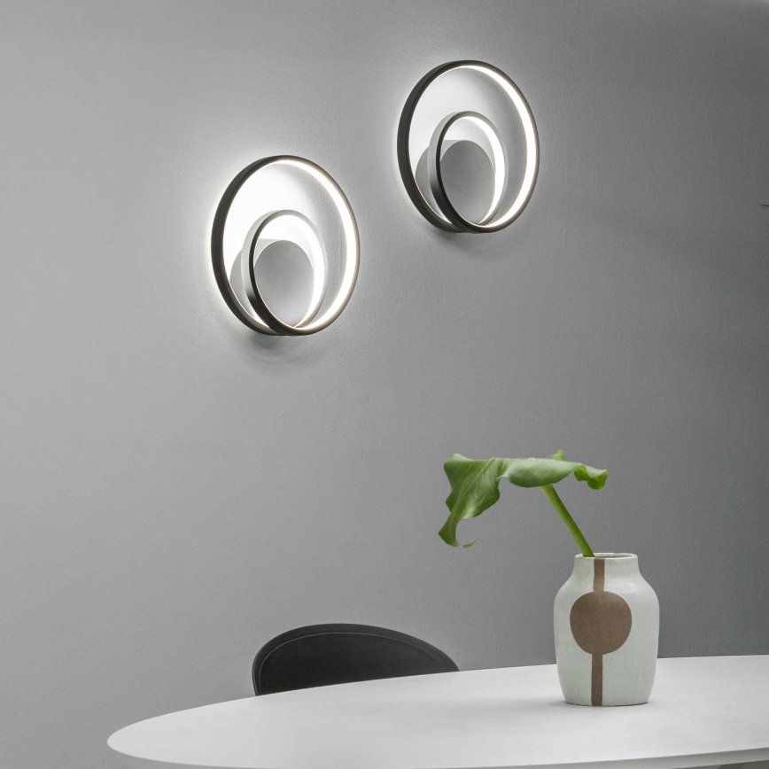 Ideal Lux - LED Seinavalgusti OZ LED/26W/230V CRI 90 must