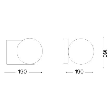 Ideal Lux - LED Seinavalgusti PENTA 1xG9/3W/230V kuldne