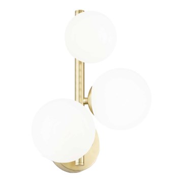 Ideal Lux - LED Seinavalgusti PERLAGE 3xG9/3W/230V kuldne/valge