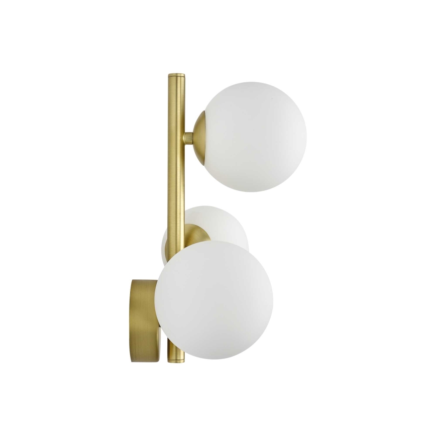 Ideal Lux - LED Seinavalgusti PERLAGE 3xG9/3W/230V kuldne/valge