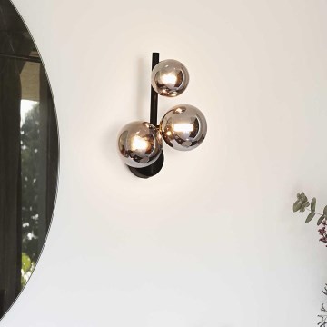 Ideal Lux - LED Seinavalgusti PERLAGE 3xG9/3W/230V must/suitsune
