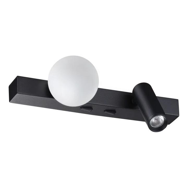 Ideal Lux - LED Seinavalgusti PING PONG 2xLED/3W/230V CRI 90 must