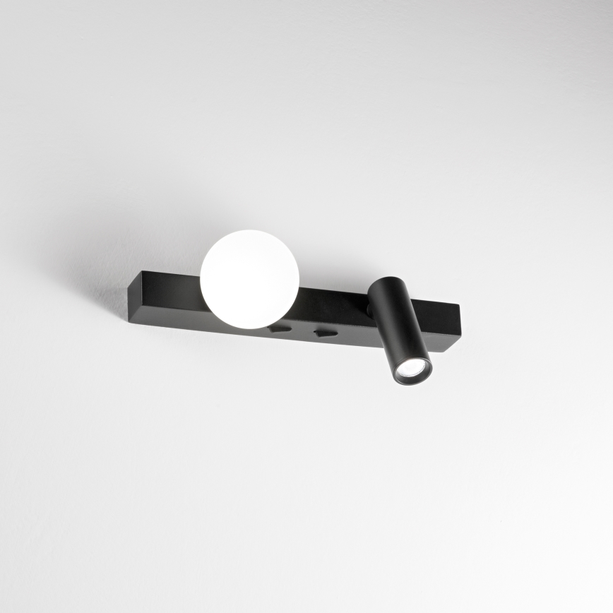 Ideal Lux - LED Seinavalgusti PING PONG 2xLED/3W/230V CRI 90 must