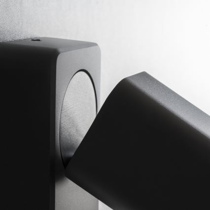 Ideal Lux - LED seinavalgusti RUDY 1xGU10/7W/230V CRI 90 must