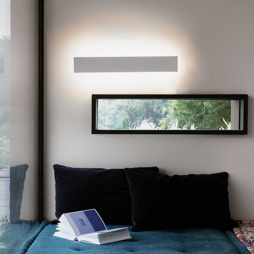 Ideal Lux - LED Seinavalgusti ZIG ZAG LED/23W/230V 53 cm CRI 90 valge
