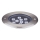Ideal Lux - LED sissesõiduteevalgusti FLOOR LED/12W/230V d. 14 cm CRI 90 IP67 läikiv kroom