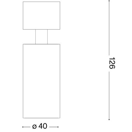 Ideal Lux - LED-spottvalgusti DYNAMITE 1xGU10/7W/230V CRI 90 must
