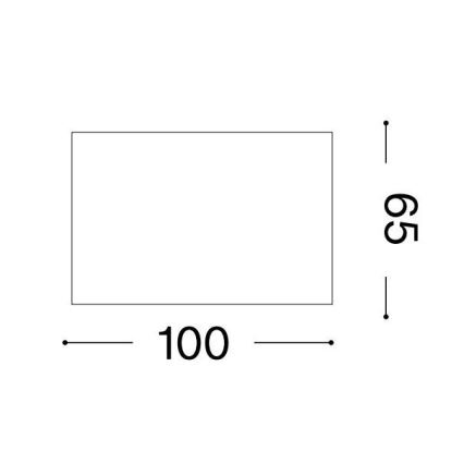 Ideal Lux - LED-spotvalgusti SPIKE 1xGX53/9W/230V 10x10 cm vask