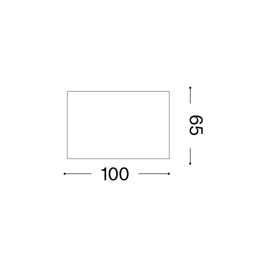 Ideal Lux - LED-spotvalgusti SPIKE 1xGX53/9W/230V 10x10 cm vask