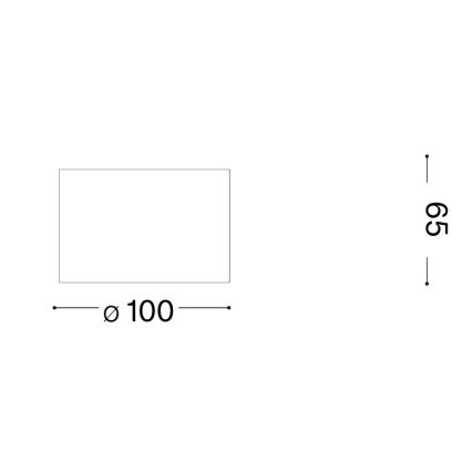 Ideal Lux - LED suunavalgusti SPIKE 1xGX53/9W/230V läbimõõt 10 cm läikiv kroom