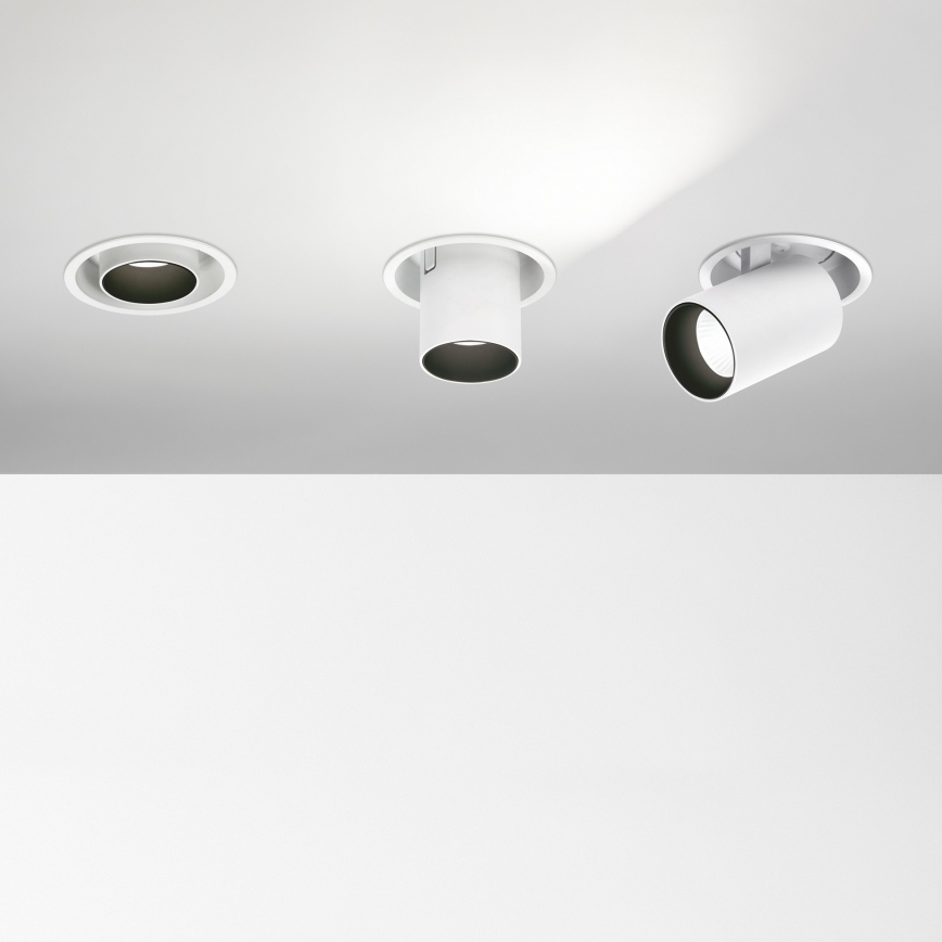 Ideal Lux - NOVA LED laesse paigaldatav spot-valgusti LED/12W/230V 3000K CRI 90 Ø 10 cm valge