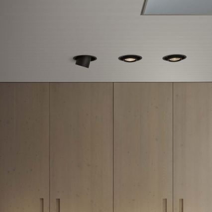 Ideal Lux - NOVA LED/20W/230V 4000K CRI 90, süvistatav laespot, läbimõõt 15,4 cm, must