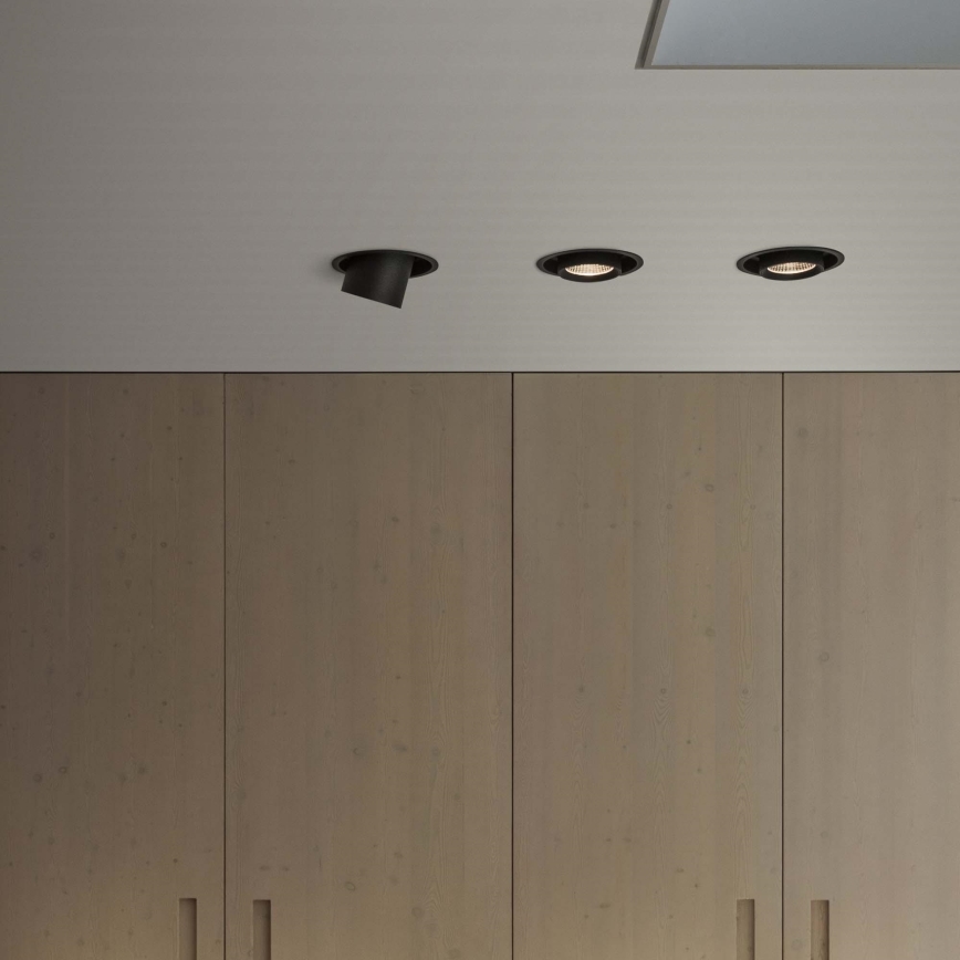 Ideal Lux - NOVA LED/20W/230V 4000K CRI 90, süvistatav laespot, läbimõõt 15,4 cm, must