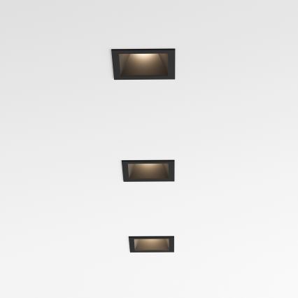 Ideal Lux - LED sisseehitatav laevalgusti GAME TRIM LED/11W/230V 3000K CRI 90 8,4x8,4 cm IP40 must