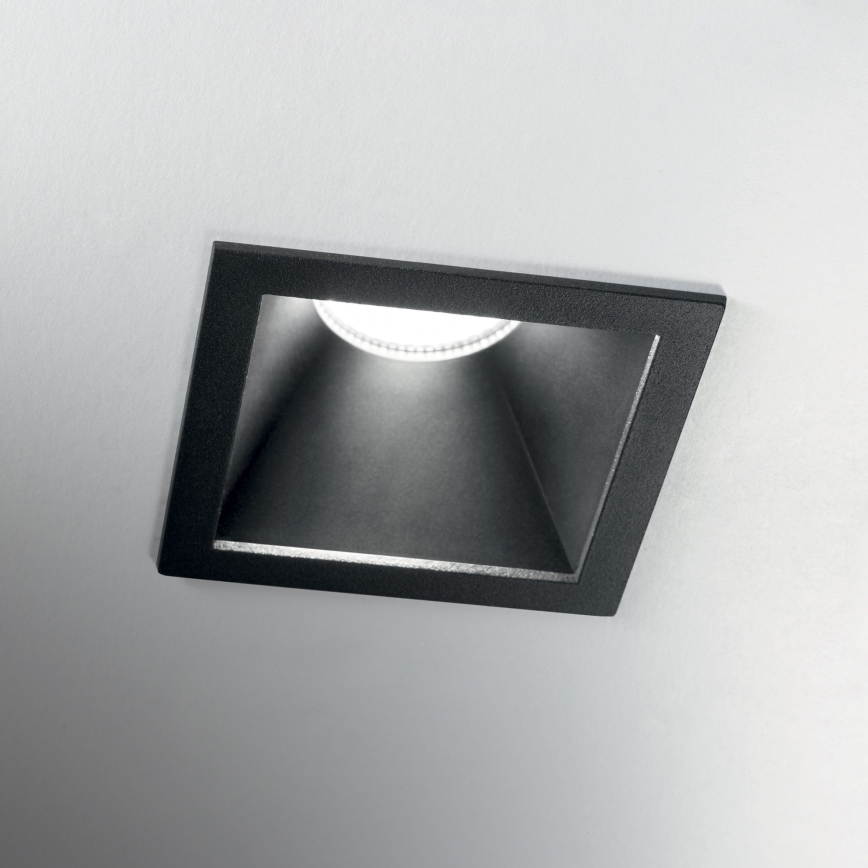 Ideal Lux - LED sisseehitatav laevalgusti GAME TRIM LED/11W/230V 3000K CRI 90 8,4x8,4 cm IP40 must
