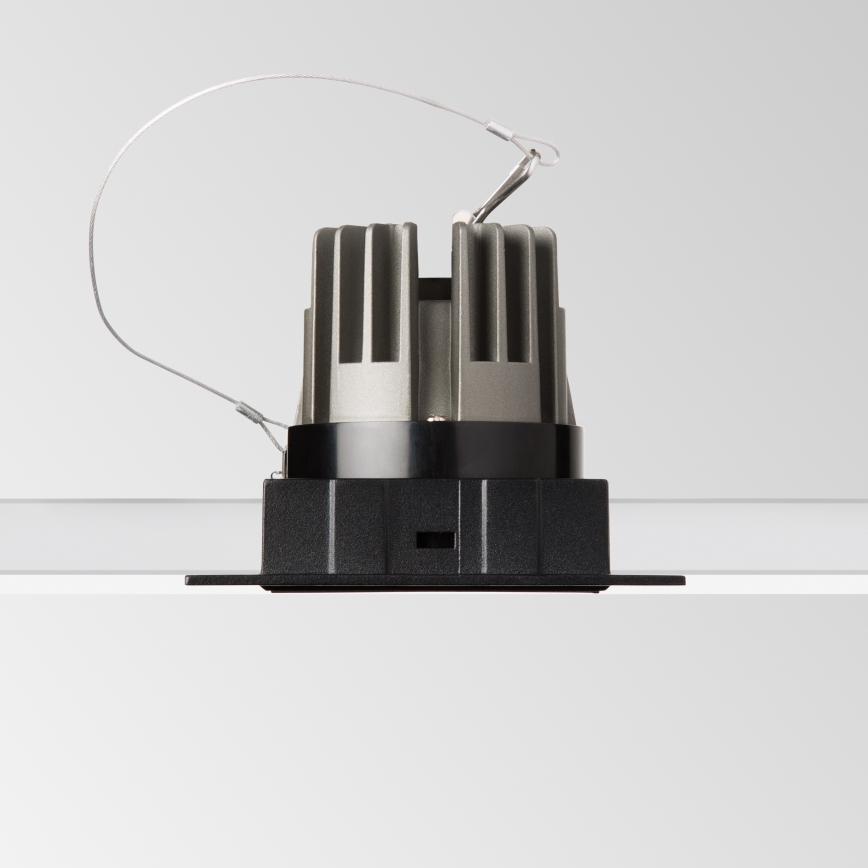 Ideal Lux - LED sisseehitatav laevalgusti GAME TRIM LED/11W/230V 3000K CRI 90 8,4x8,4 cm IP40 must