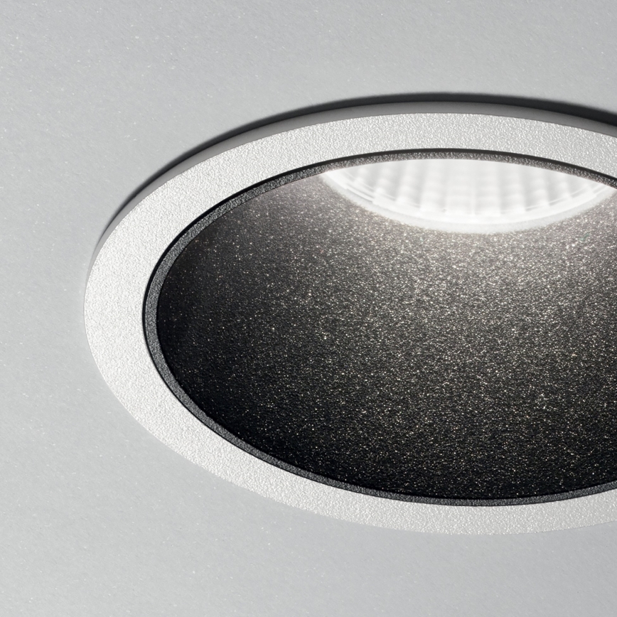 Ideal Lux - Sisseehitatav LED-laevalgusti GAME TRIM LED/11W/230V 3000K CRI 90 Ø 8,5 cm IP40 must/valge
