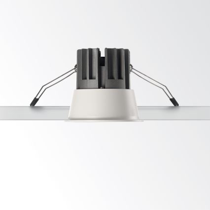 Ideal Lux - Sisseehitatav LED-laevalgusti GAME TRIM LED/11W/230V 3000K CRI 90 Ø 8,5 cm IP40 must/valge
