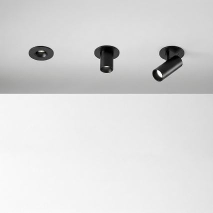 Ideal Lux - LED lae sisse paigaldatav kohtvalgusti NOVA LED/6W/230V 3000K CRI 90 läbimõõt 6,8 cm must