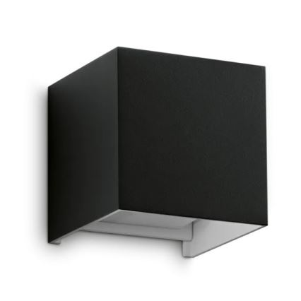 Ideal Lux - LED Väli seinavalgusti ATOM LED/12W/230V CRI 90 IP54 must