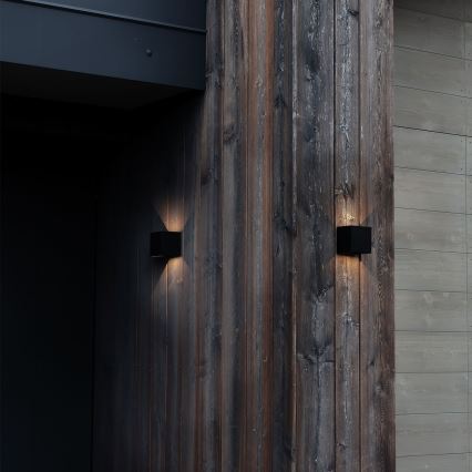 Ideal Lux - LED Väli seinavalgusti ATOM LED/12W/230V CRI 90 IP54 must