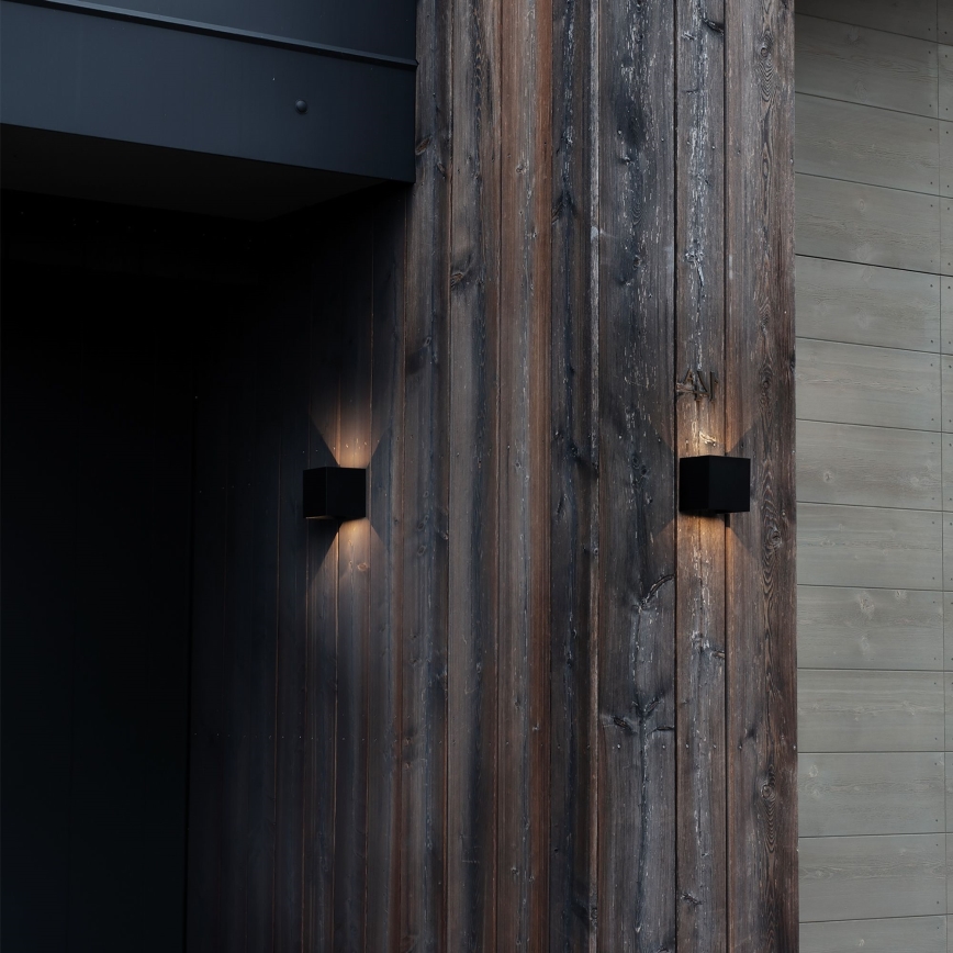 Ideal Lux - LED Väli seinavalgusti ATOM LED/12W/230V CRI 90 IP54 must