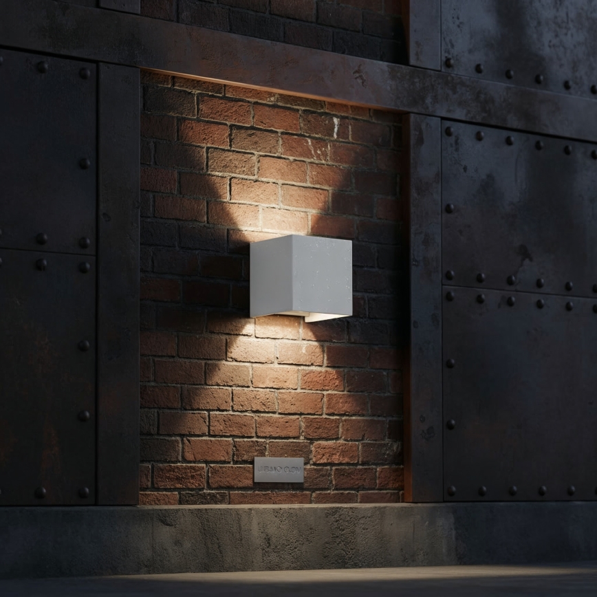 Ideal Lux - LED Väli seinavalgusti ATOM LED/12W/230V CRI 90 IP54 valge