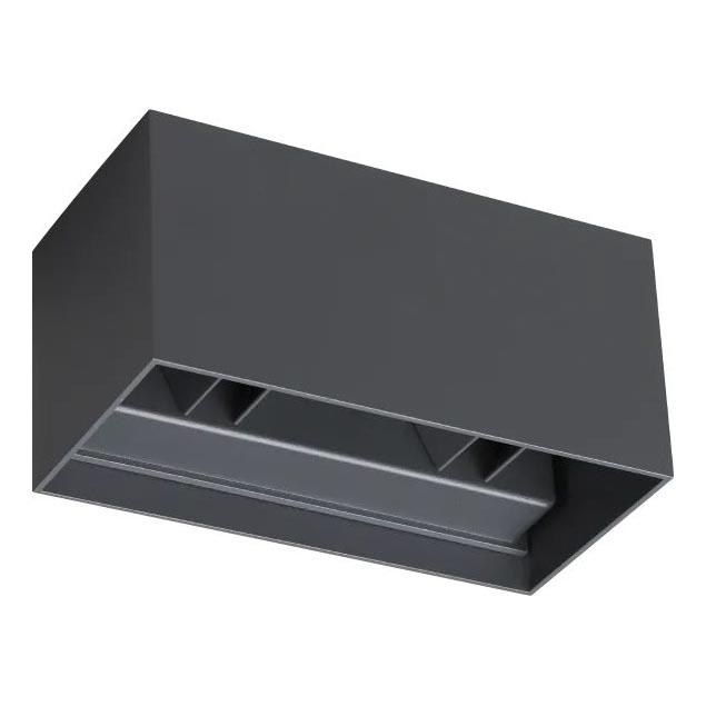 Ideal Lux - LED Väli seinavalgusti ATOM LED/25W/230V CRI 90 IP54 antratsiit