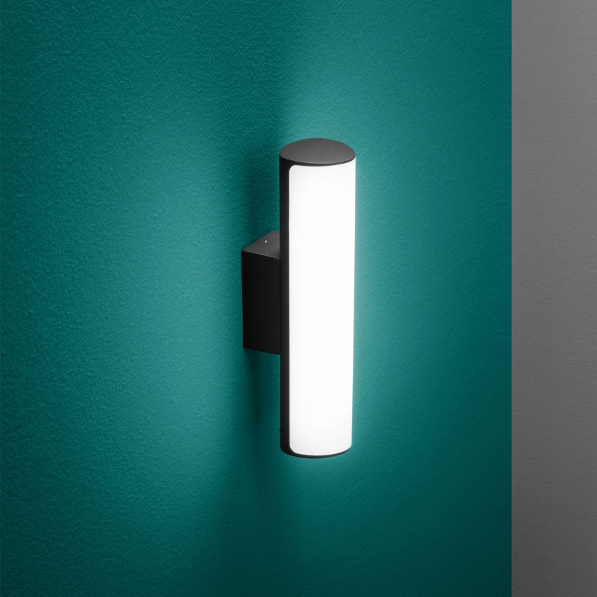 Ideal Lux - LED Väli seinavalgusti ETERE LED/9,5W/230V 3000K CRI 90 IP44 must