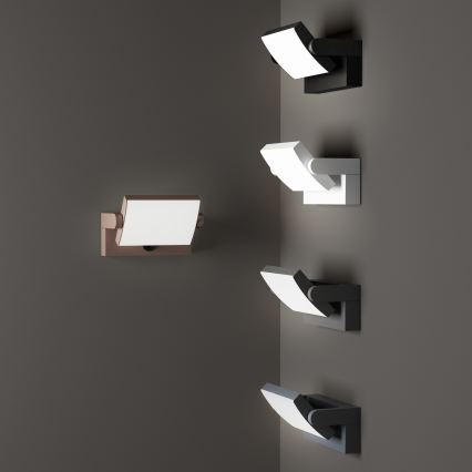 Ideal Lux - LED Väli seinavalgusti koos anduriga SWIPE LED/21W/230V CRI 90 IP54 pruun