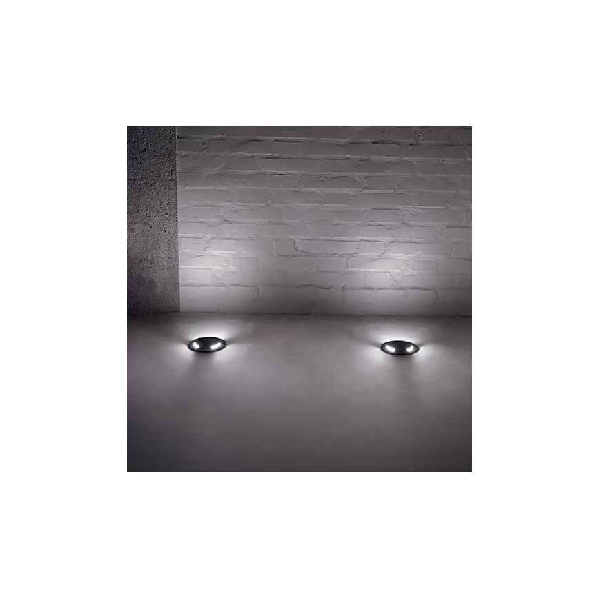 Ideal Lux - LED Väli sissesõidutee valgusti CECI 1xGU10/4,5W/230V IP67 must