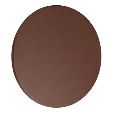 Ideal Lux - LED välisseinale kinnitatav seinavalgusti PUNTO LED/12W/230V CRI 90 läbimõõt 24 cm IP54 pruun