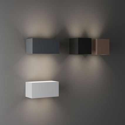 Ideal Lux - LED välisseinavalgusti ATOM LED/12W/230V CRI 90 IP54 pruun