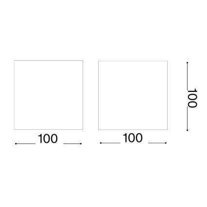 Ideal Lux - LED välisseinavalgusti ATOM LED/12W/230V CRI 90 IP54 pruun