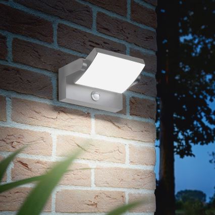 Ideal Lux - LED välisseinavalgusti liikumisanduriga SWIPE LED/21W/230V CRI 90 IP54 valge