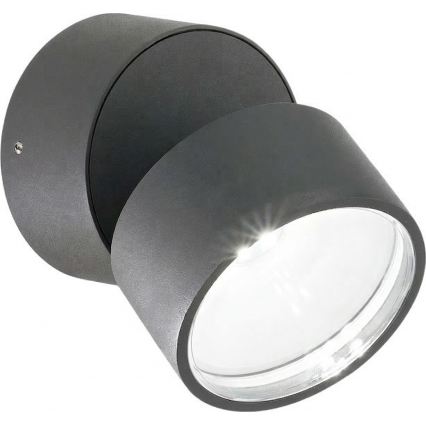 Ideal Lux - LED välisseinavalgusti OMEGA LED/7W/230V CRI 90 IP54 antratsiit