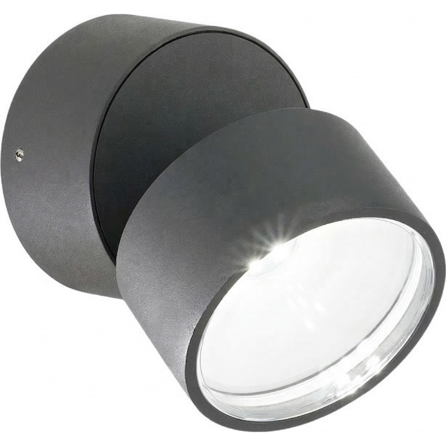 Ideal Lux - LED välisseinavalgusti OMEGA LED/7W/230V CRI 90 IP54 antratsiit