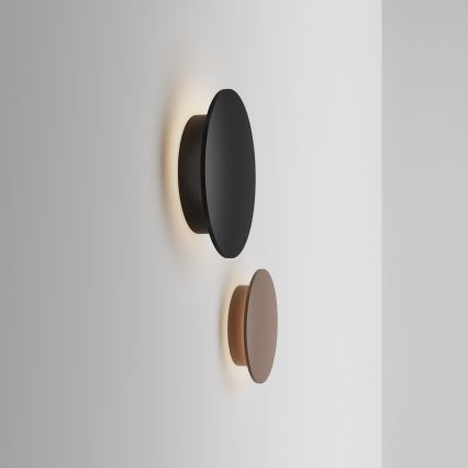Ideal Lux - LED väline seinavalgusti PUNTO LED/16W/230V CRI 90 läbimõõt 30 cm IP54 pruun