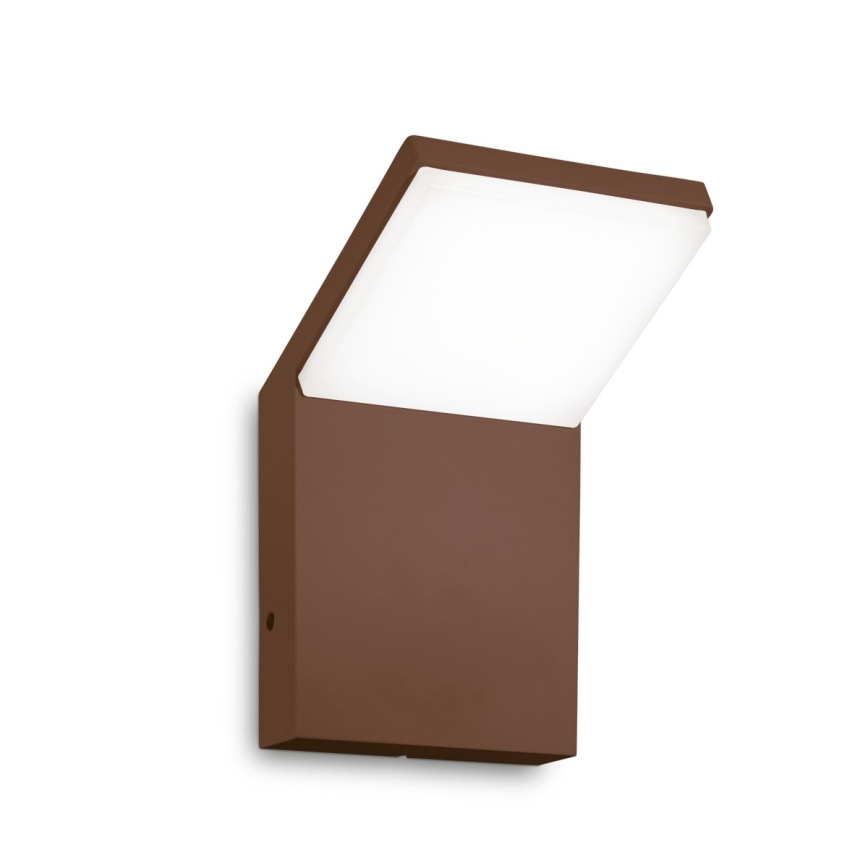 Ideal Lux - LED välisseinavalgusti STYLE LED/8,5W/230V 3000K CRI 90 IP54 pruun