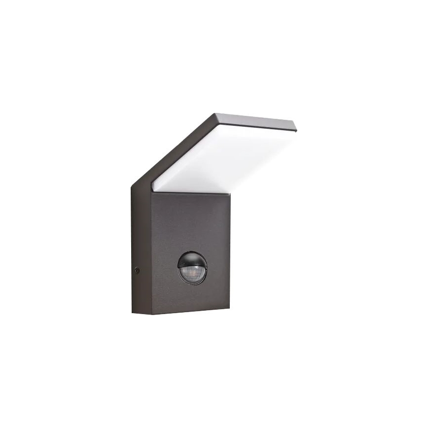 Ideal Lux - Liikumisanduriga LED välisvalgusti STYLE LED/9W/230V 4000K CRI 90 IP54 antratsiit