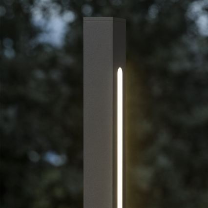 Ideal Lux - LED välisvalgusti JEDI LED/12W/230V 80 cm CRI 90 IP65 antratsiit
