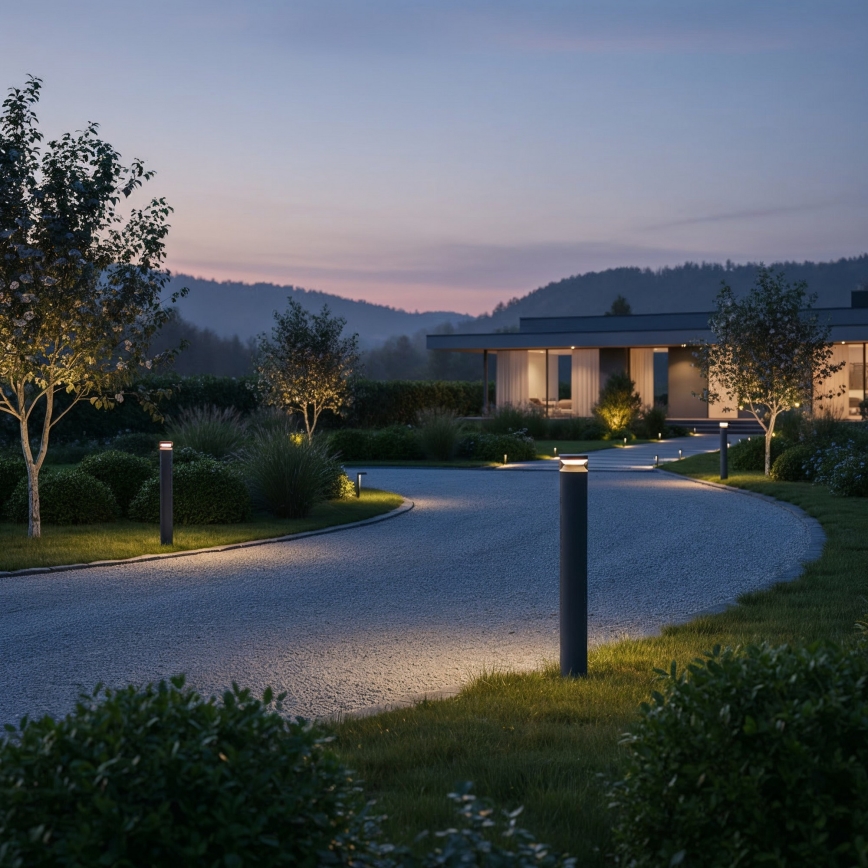 Ideal Lux - LED Välivalgusti BOEING LED/14W/230V 100 cm CRI 90 IP65 antratsiit