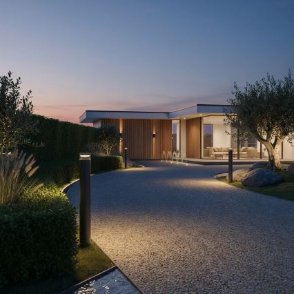 Ideal Lux - LED Välivalgusti BOEING LED/14W/230V 100 cm CRI 90 IP65 must