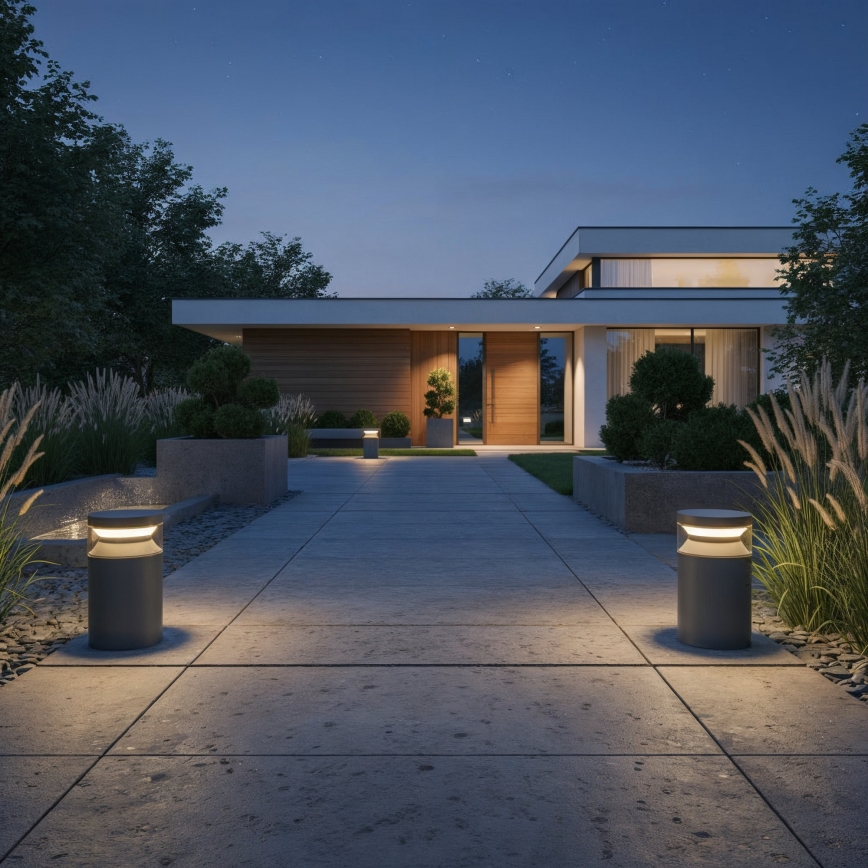 Ideal Lux - LED Välivalgusti BOEING LED/14W/230V 15 cm CRI 90 IP65 antratsiit