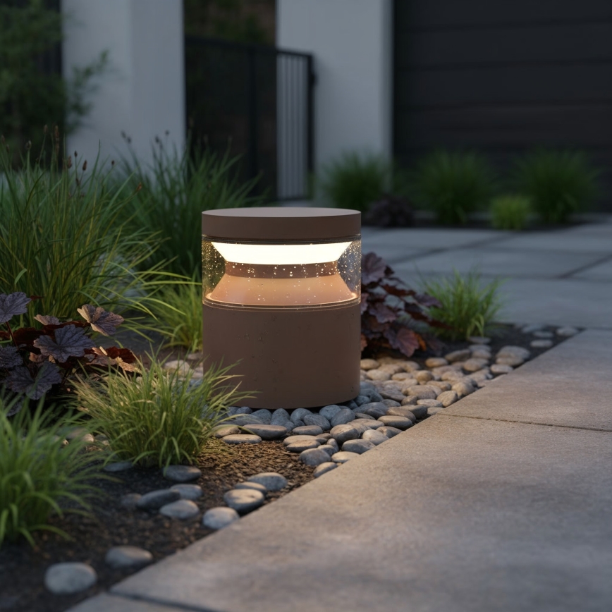 Ideal Lux - LED Välivalgusti BOEING LED/14W/230V 15 cm CRI 90 IP65 pruun