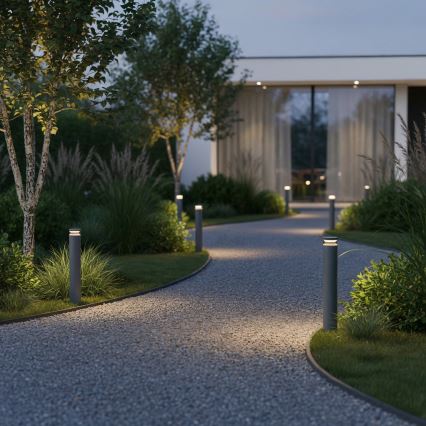 Ideal Lux - LED Välivalgusti BOEING LED/14W/230V d. 70 cm CRI 90 IP65 antratsiit